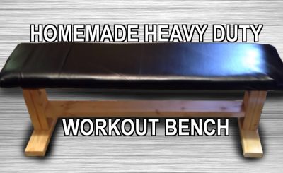 DIY Homemade Heavy Duty Workout Bench