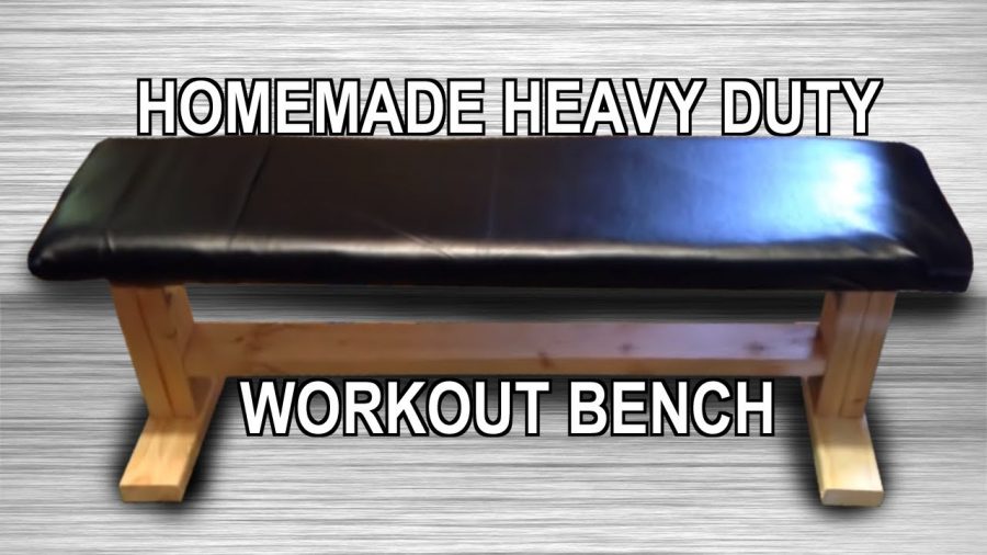 DIY Homemade Heavy Duty Workout Bench